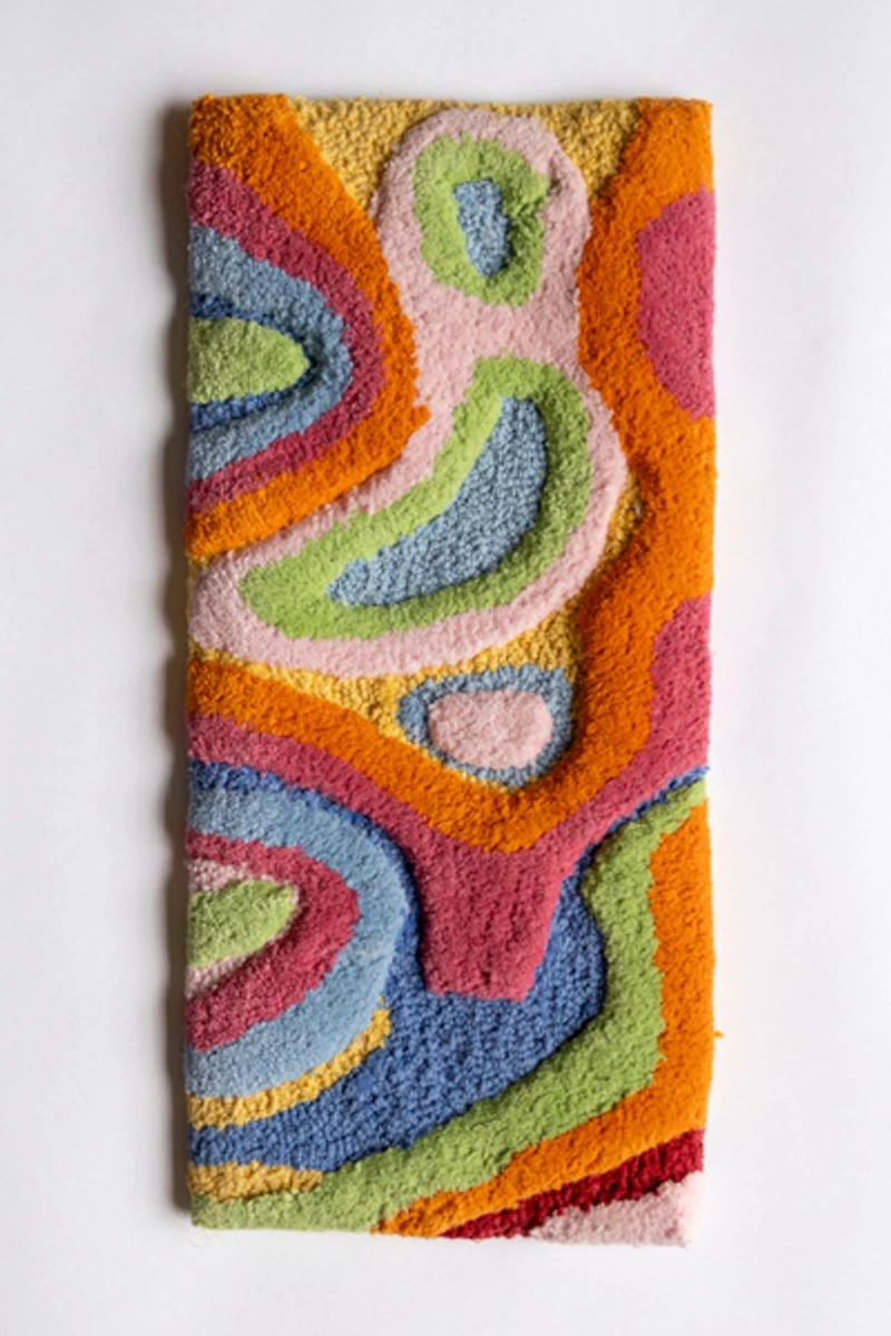 YaYa & Co. Bellows Organic Cotton Abstract Computer Rug