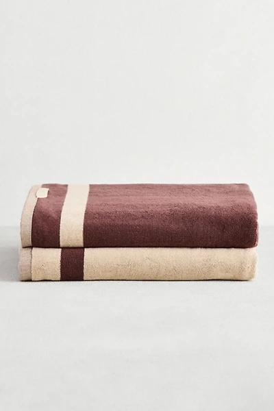 Bed Threads Two-Toned Bath Sheets Set