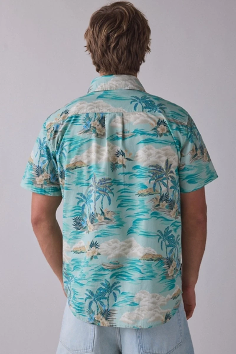 Dark Seas Arvin Patterned Short Sleeve Shirt