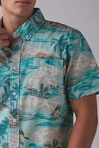 Dark Seas Arvin Patterned Short Sleeve Shirt