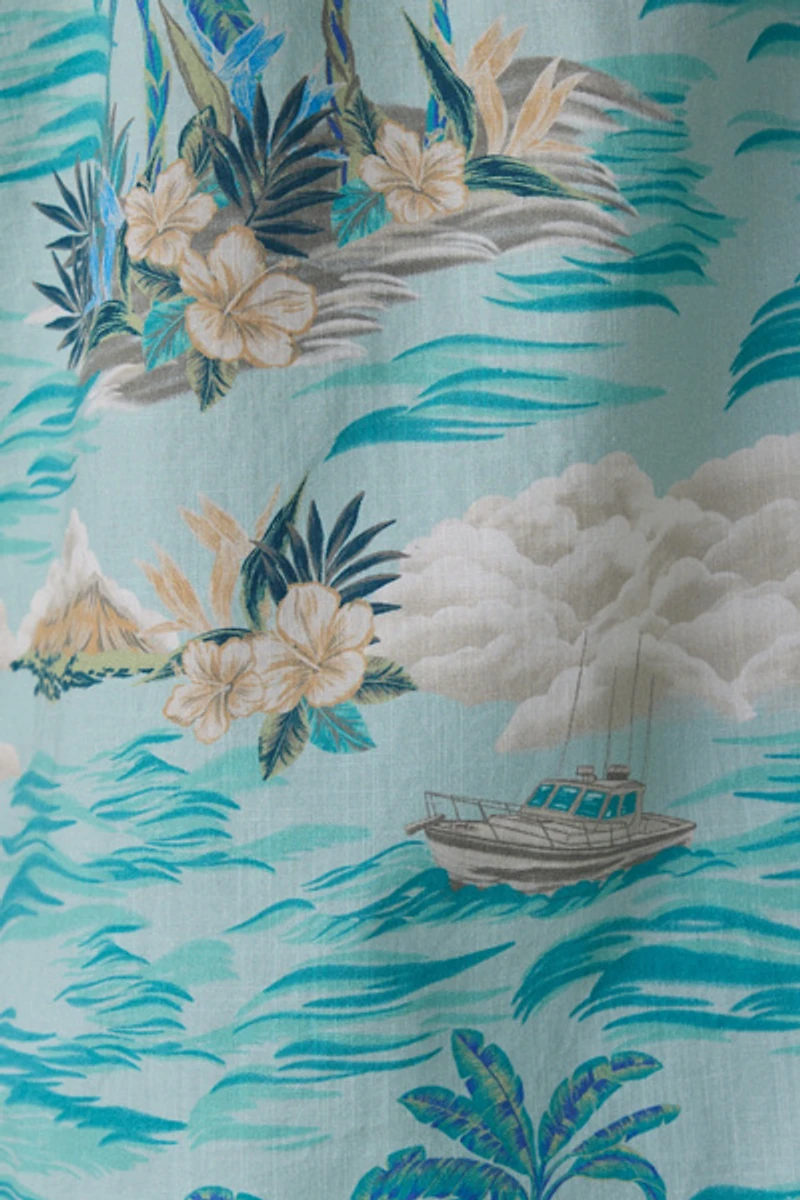 Dark Seas Arvin Patterned Short Sleeve Shirt