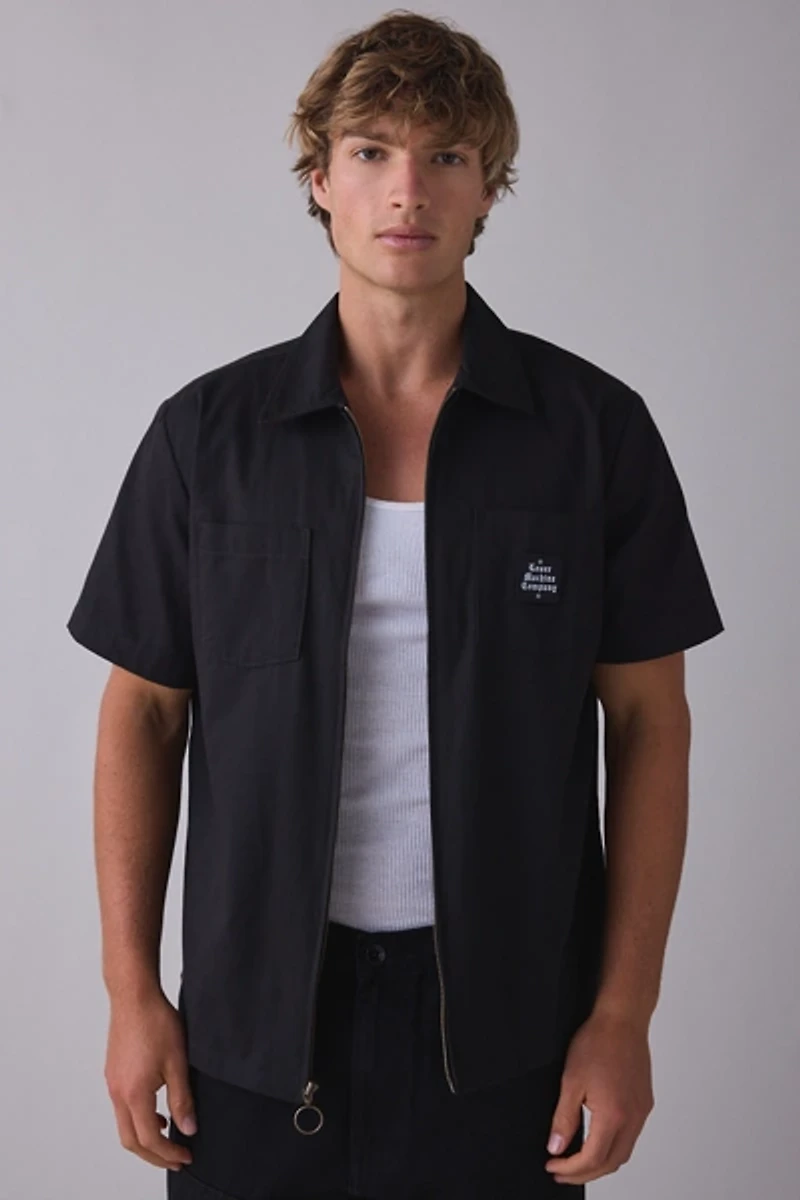 Loser Machine Fanatic Graphic Zip Shirt