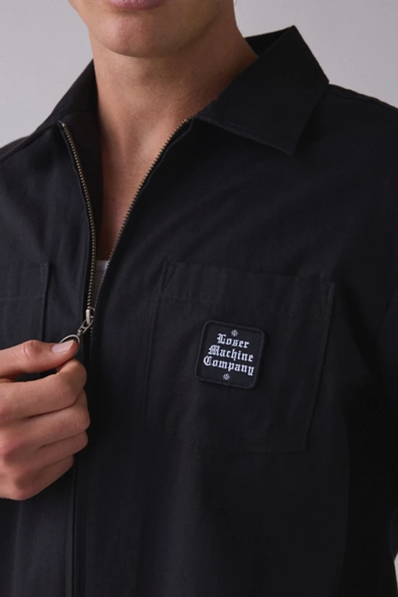 Loser Machine Fanatic Graphic Zip Shirt