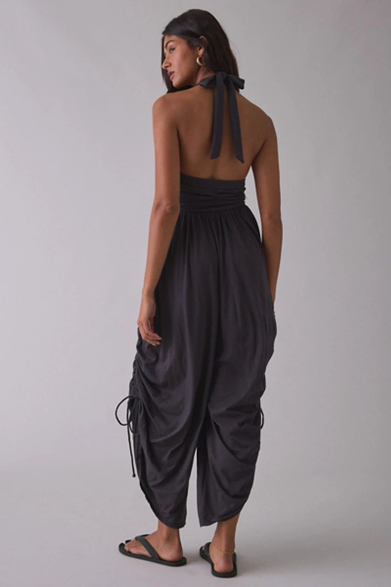 Out From Under Sun Kissed Halter Jumpsuit