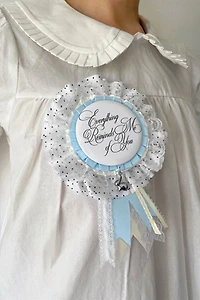 Five Fourty Nine Always You Ribbon Badge Keychain