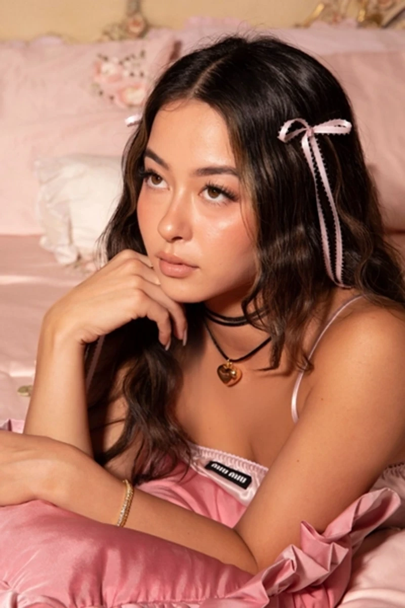 Five Fourty Nine Satin Wrap Choker