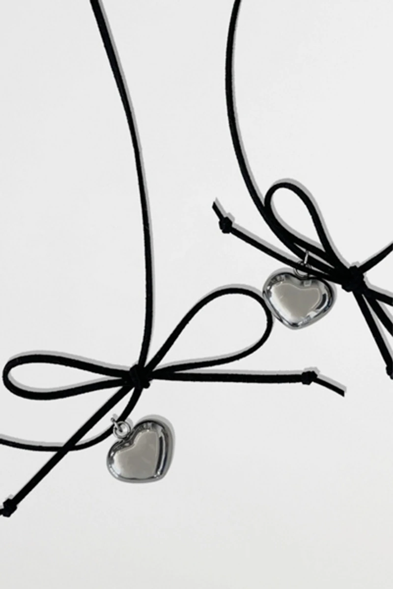 Five Fourty Nine Luv U Suede Wrap Choker