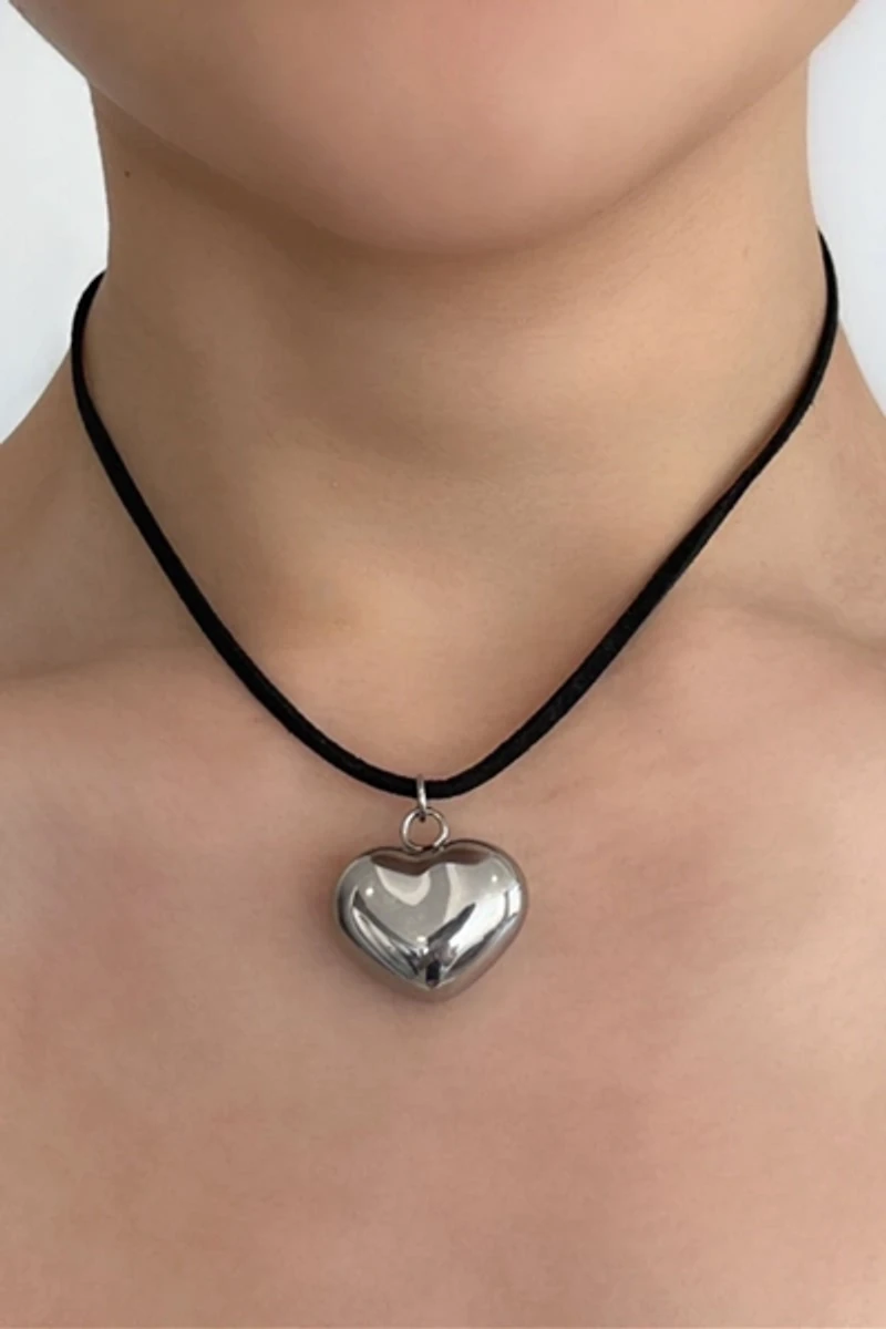 Five Fourty Nine Luv U Suede Wrap Choker