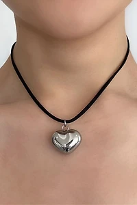 Five Fourty Nine Luv U Suede Wrap Choker