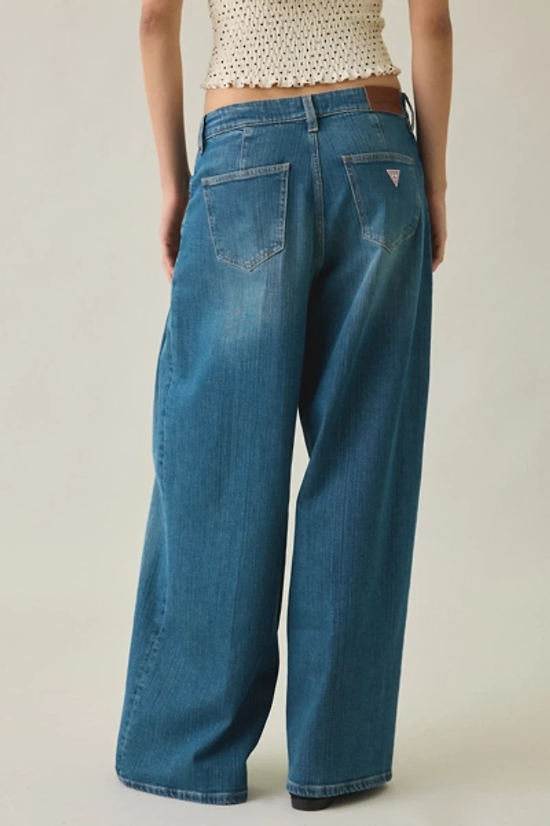 GUESS Jeans Pleated Extra Wide-Leg