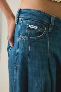 GUESS Jeans Pleated Extra Wide-Leg