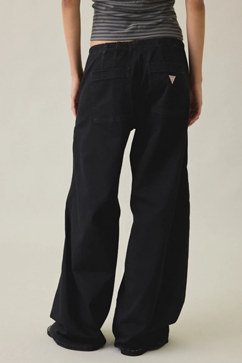 GUESS Jeans Twisted Seam Low-Rise Baggy Jogger