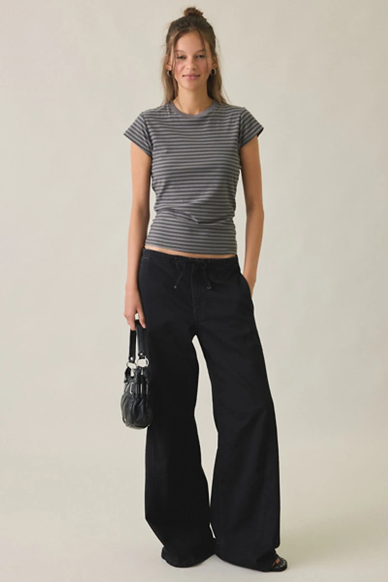 GUESS Jeans Twisted Seam Low-Rise Baggy Jogger