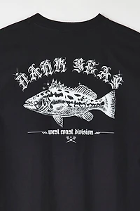 Dark Seas Calico Bass Graphic Tee