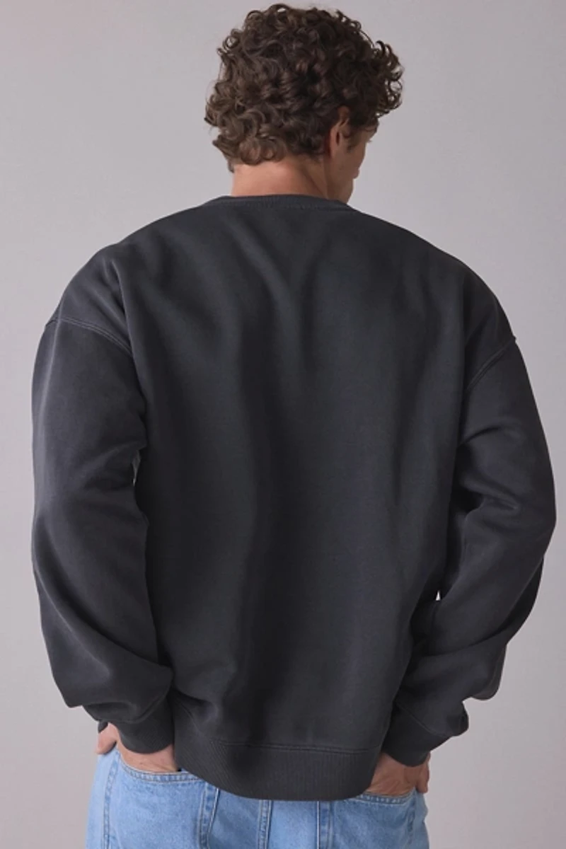 Mitchell & Ness NCAA Downtown Graphic Fleece Crew Neck Sweatshirt