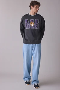 Mitchell & Ness NCAA Downtown Graphic Fleece Crew Neck Sweatshirt