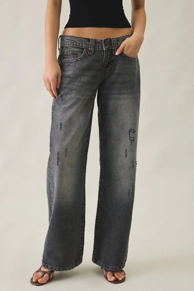 BDG Kayla Utility Belted Low-Rise Jeans