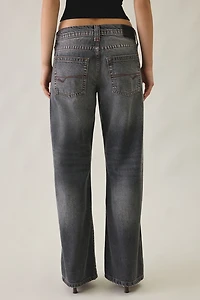 BDG Kayla Utility Belted Low-Rise Jeans