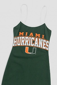 Frankie Collective Rework Miami Hurricanes Mini Dress