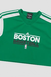 Frankie Collective Rework Boston Celtics Crop Basketball Jersey