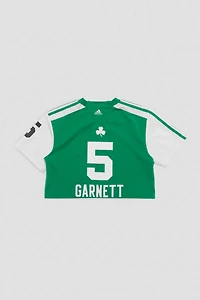 Frankie Collective Rework Boston Celtics Crop Basketball Jersey