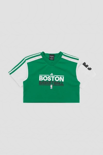 Frankie Collective Rework Boston Celtics Crop Basketball Jersey