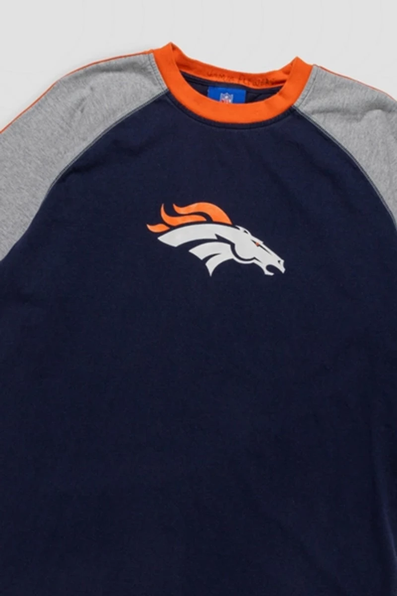 Vintage Denver Broncos Ringer Football Tee