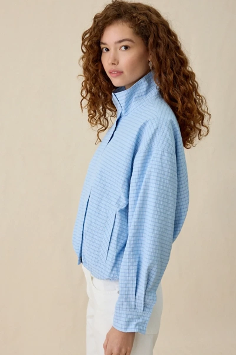 ASTR The Label Cooper Oversized Bomber Jacket