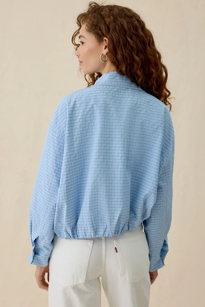 ASTR The Label Cooper Oversized Bomber Jacket