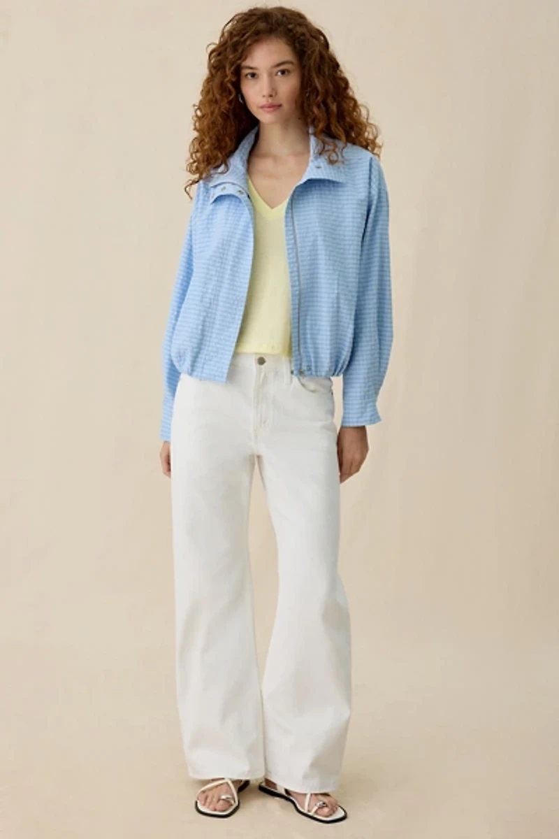 ASTR The Label Cooper Oversized Bomber Jacket