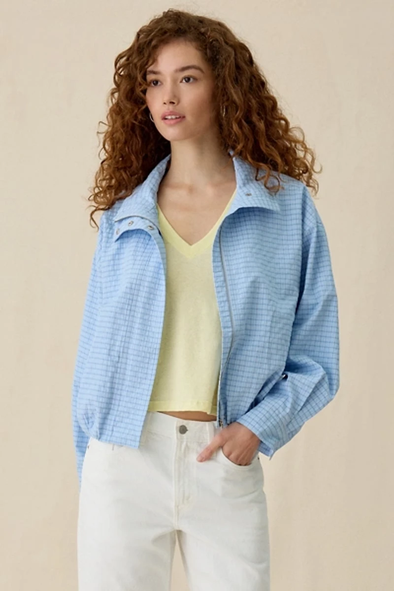 ASTR The Label Cooper Oversized Bomber Jacket