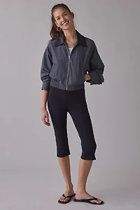 NIA Daniel Contrast Collar Bomber Jacket