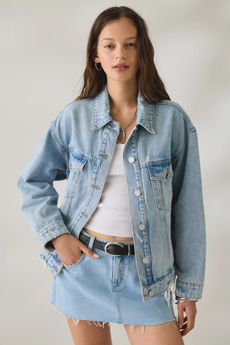 BLANKNYC True Grit Oversized Denim Jacket