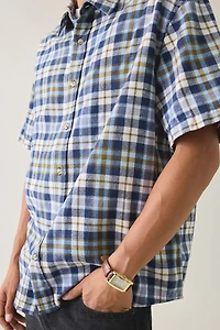 BDG Relaxed Plaid Flannel Shirt