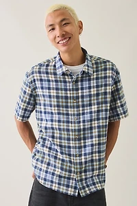 BDG Relaxed Plaid Flannel Shirt