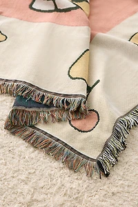 Miffy Fruit & Flowers Tapestry Throw Blanket