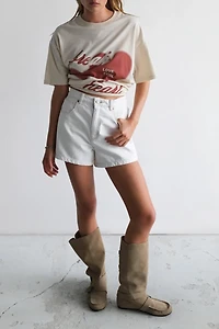 Abrand Venice Western White Short