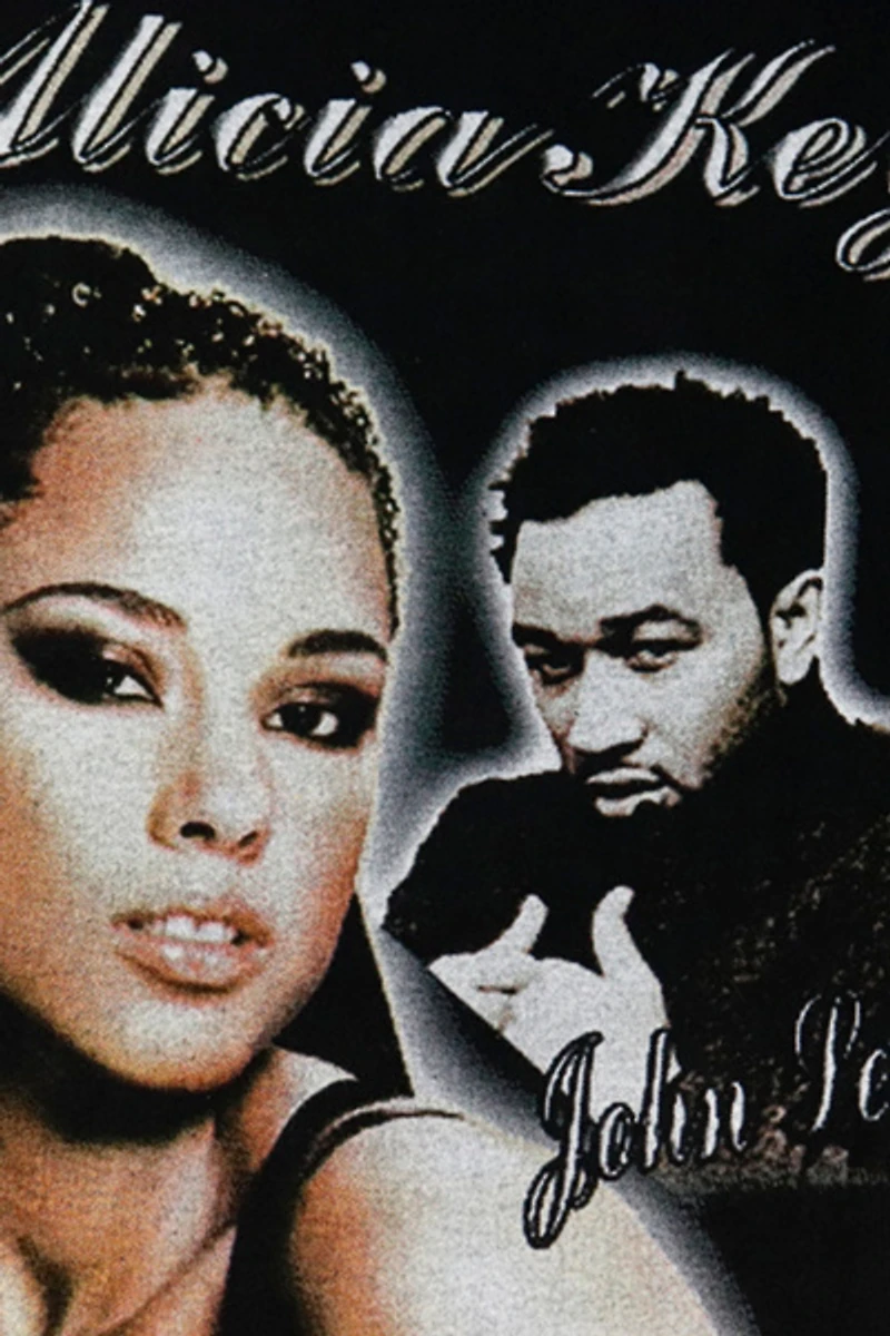 Vintage 2005 Alicia Keys John Legend Tour Graphic T-Shirt