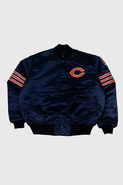Vintage Starter Chicago Bears Satin Bomber Jacket