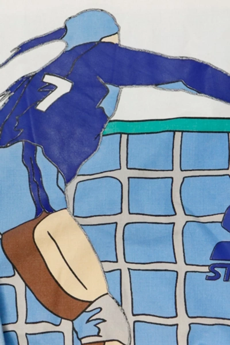 Vintage 1980s Starter Volleyball Graphic Pullover Jacket