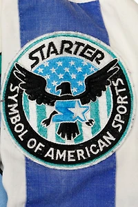 Vintage 1980s Starter Volleyball Graphic Pullover Jacket