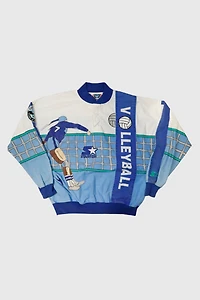 Vintage 1980s Starter Volleyball Graphic Pullover Jacket