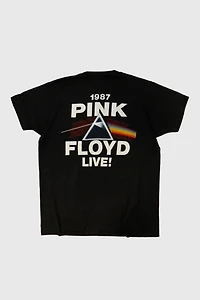 Vintage Pink Floyd 1987 Live Tour Graphic T-Shirt