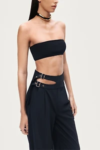 Nocturne Cut Out Waist Wide Leg Pant