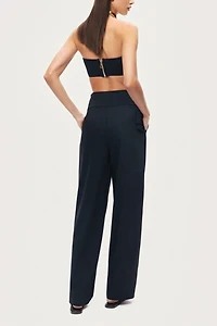 Nocturne Cut Out Waist Wide Leg Pant