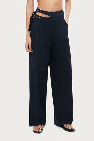 Nocturne Cut Out Waist Wide Leg Pant