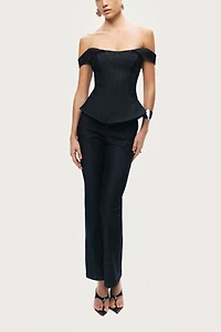 Nocturne Off-Shoulder Sculpted Bustier