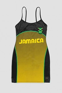 Frankie Collective Rework Orro Jamaica Soccer Mini Dress