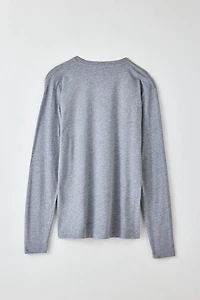 Mitchell & Ness NCAA University Of Miami Arch Logo Long Sleeve Tee