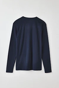 Mitchell & Ness NCAA University Of Michigan Arch Logo Long Sleeve Tee